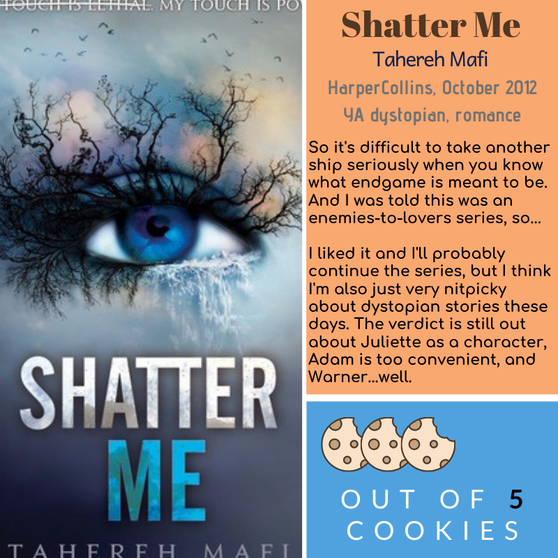 Mini Reviews: Shatter Me, Wires and Nerve Vol. 1 – Story and Somnomancy